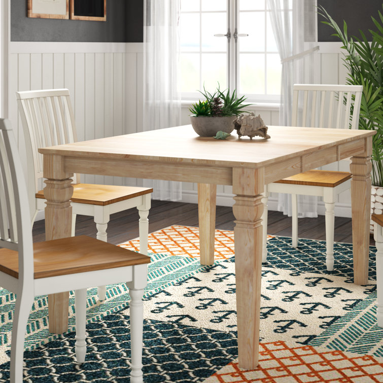 Rosecliff Heights Adams Butterfly Leaf Solid Wood Dining Table ...